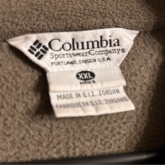 Columbia Taupe Fleece Jacket - Picture 4 of 4